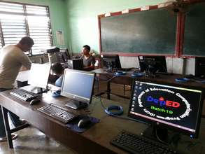 new Asturias ES e-classroom  needs books & chairs