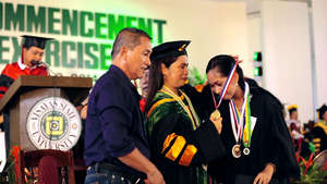 AAI scholar Fatima Jean Dimas graduates cum laude