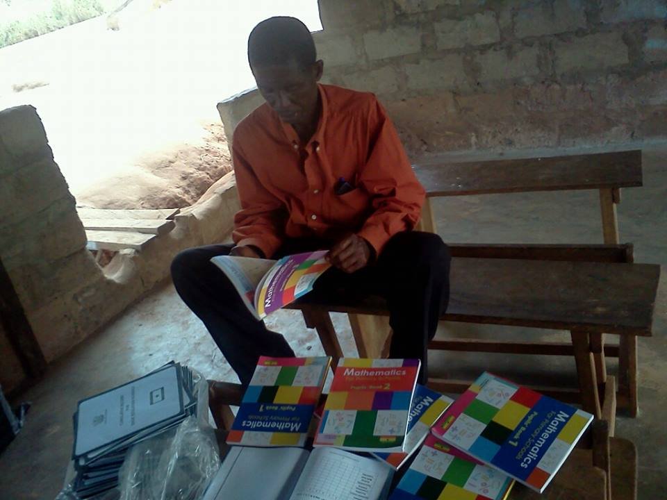 First delivery of math books