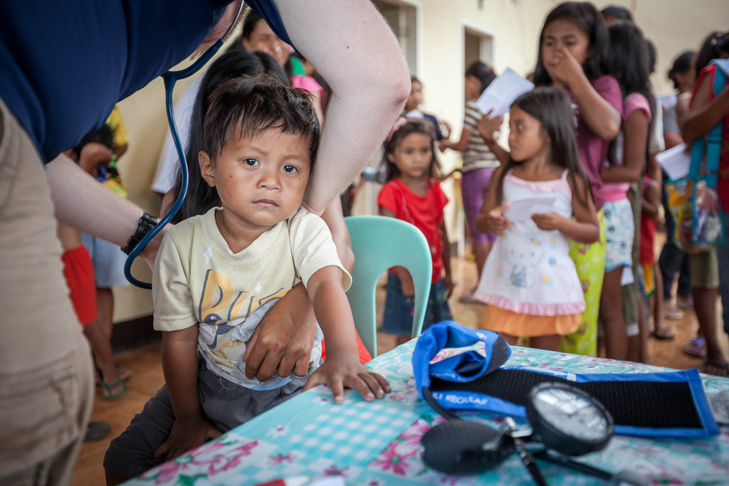 Aid to the Philippines after Typhoon Yolanda