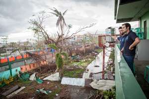 IsraAID team surveys the destruction in Ormoc city