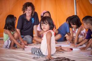 Mentoring trained teachers with kids