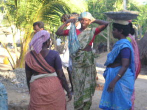 Village women also participate