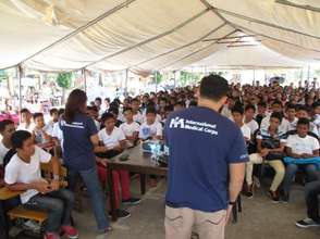Community awareness raising at Michaela's school