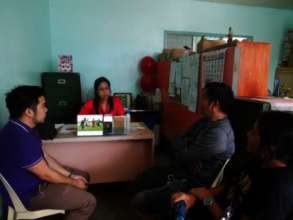 Dr. Carlo supervises clinical visit