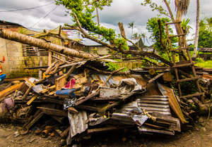 Devastation from Typhoon Haiyan