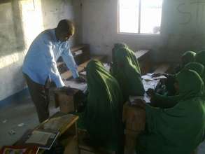 Lesson in progress