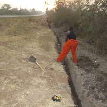 Digging the ditch