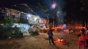 DARE Network Centre decorated for holiday