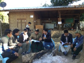 Sharing our Training Manual with Kachin Workers