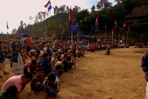 Karen New Year celebrations in the camp