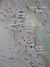 Map of villages in Burma where DARE will operate