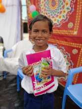 Child is happy for fulfilling wishes