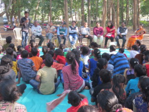 Child share his life experiences