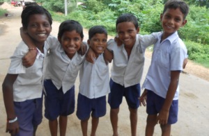 Children Happy Moments in school