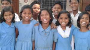 Children are enjoying with friends