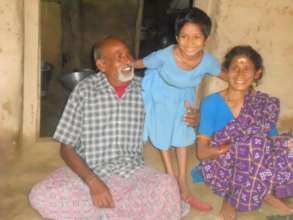 child with Foster parents