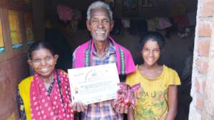 Happy to received token of love