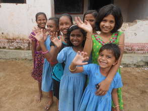 Supported children are enjoying