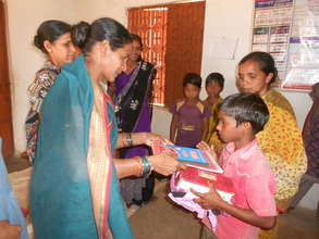 study material support to the children
