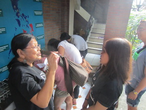 CDRC staff orienting volunteers