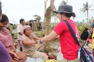 Program Coordinator Fumi Nakagawa and beneficiary
