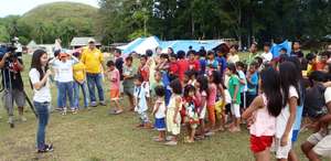 Volunteers with Children