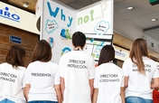"minicompany program" to 60 schools in Spain