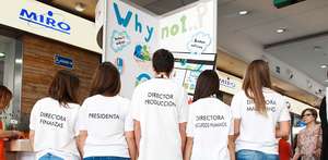 "minicompany program" to 60 schools in Spain