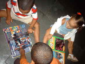 Kids playing at the creche
