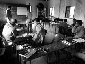 An English language class for local monks