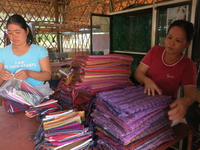TBF supports vocational training such as weaving