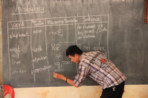 The teachers practice new activities