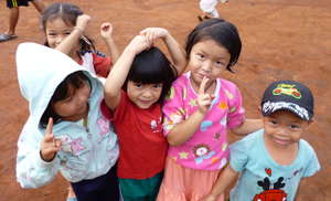 Koung Jor youngsters at the Camp.