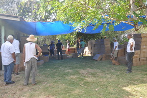 Preparations at LARN's home base