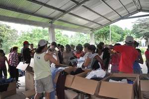 Long Lines Awaiting Our Donations