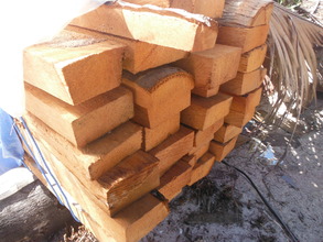 Limestone bamboo coconut lumber... raw materials