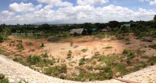 View of Mt Poppa from Shwenadi Training Center
