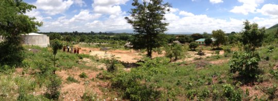 Site of New Sustainable Training Centre at Shwenad