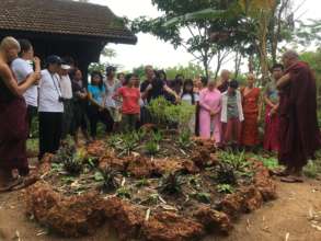 Creating a demonstration Herb Spiral