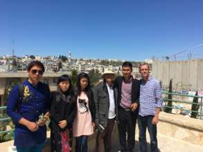Visiting Palestine Peace Center in Bethlehem