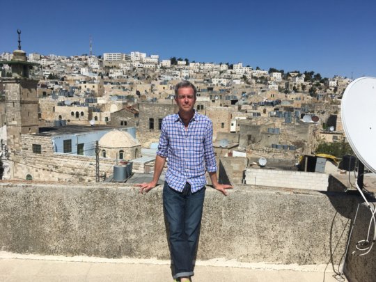 The divided city of Hebron, Palestine
