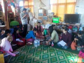 Some of the teachers in the training