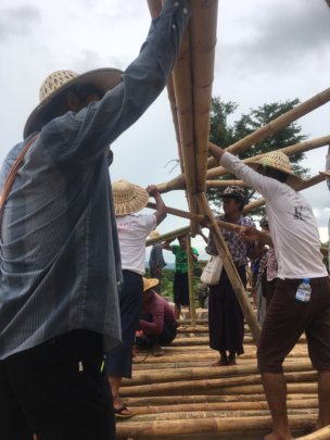 Bamboo team learning new skills