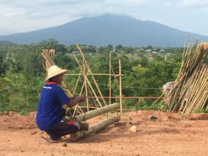 Mt Poppa in background of new training centre