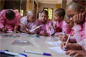 Buddhist nuns are teenagers too!