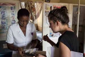 Distributing Birthing Kits