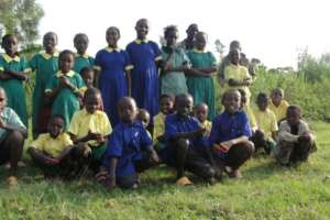 A section of School Uniform beneficiaries