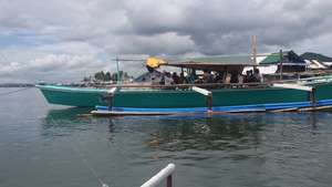 The boat's size means it can fish in deeper water