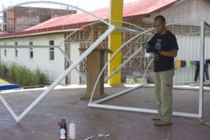 Siggy making goals for kids' sports activities